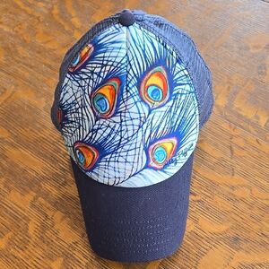 Peacock Feather Women's Cap